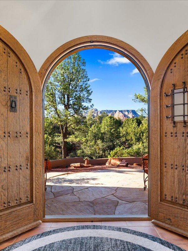 door of sedona house